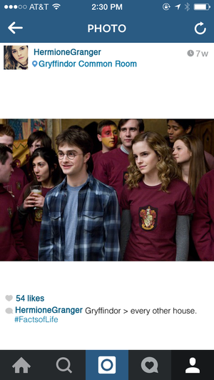 If Hermione had Instagram