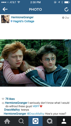  If Hermione had Instagram