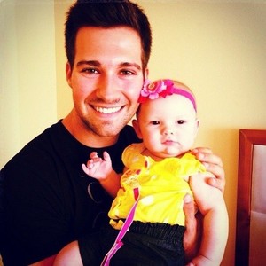  James Maslow with his Emma