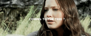  Katniss/Peeta Mockingjay Hanging 树 Gif