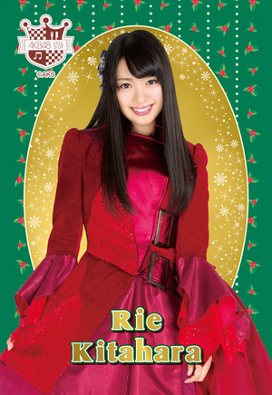  Kitahara Rie - akb48 navidad Postcard 2014