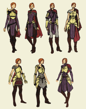  Leliana concept art in The Art of Dragon Age: Inquisition