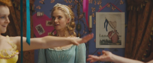  Lily James as Cinderella