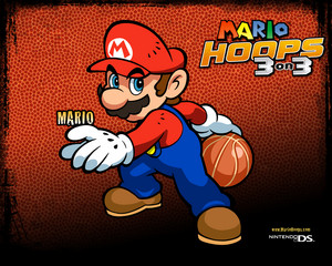  Mario Mario Hoops 3-on-3 Background