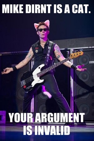  Mike Dirnt Is a Cat.