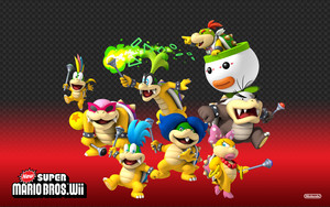  New Super Mario Bros. Wii Koopaling Background