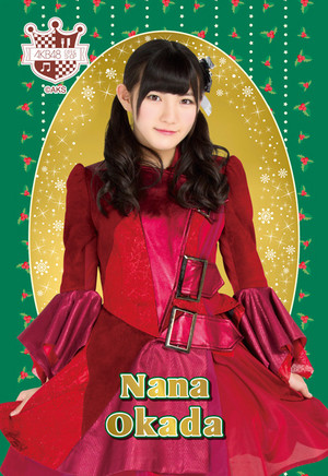  Okada Nana - AKB48 Christmas Postcard 2014