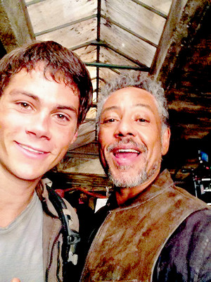  On the set of The Scorch Trials