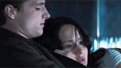  Peeta/Katniss "Stay with me" "Always" Catching Fire/Mockingjay Part 1 Gif