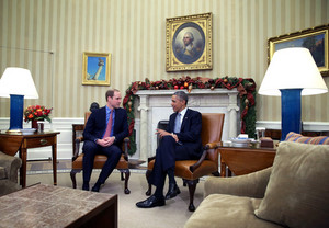  Prince William Meets with Barack Obama