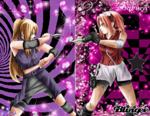  Sakura ♥ vs Ino ♥ Go Sakura!!!!!!