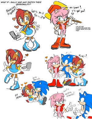Sally and Amy crossover