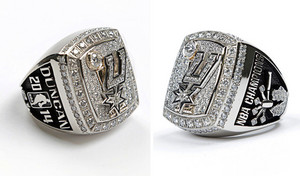  San Antonio Spurs 2014 Championship Player Replica Ring
