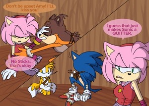  Sonic can't halik Amy