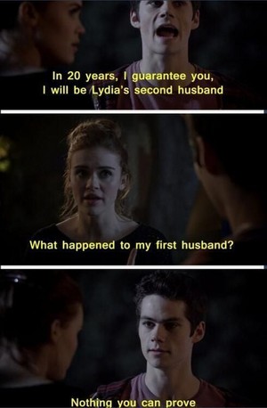 Stiles and Lydia Funny 