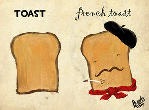 The Difference Between Toast and French Toast