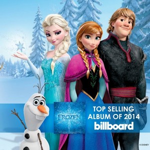  The 《冰雪奇缘》 soundtrack is the best selling album of 2014