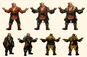  Varric concept art in The Art of Dragon Age: Inquisition