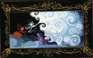  Visual Development 由 Lorelay Bové for "Snow Queen" before it became "Frozen"