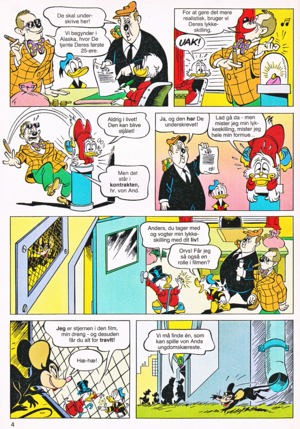 Walt ディズニー Comics - Scrooge McDuck: His Life’s Story (Danish Edition)