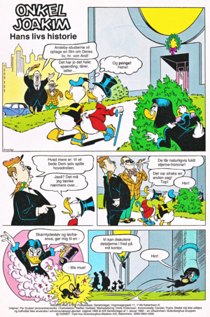 Walt Disney Comics - Scrooge McDuck: His Life’s Story (Danish Edition)