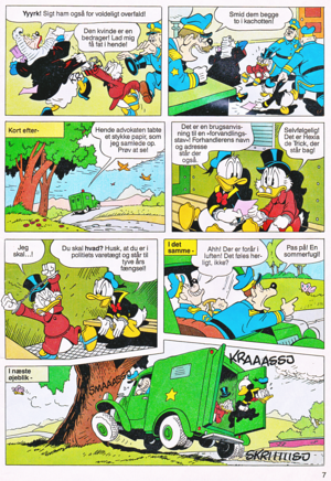  Walt ডিজনি Comics - Scrooge McDuck: The Transformation Wand (Danish Edition)
