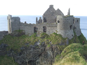  dunluce قلعہ