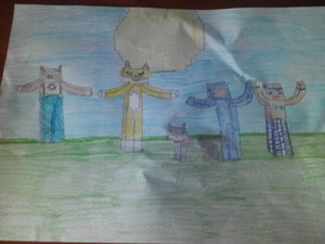  my stampy and Friends PIC !!!