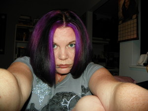  purple hair