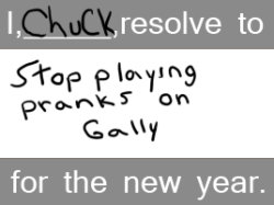  New Year's Resolutions