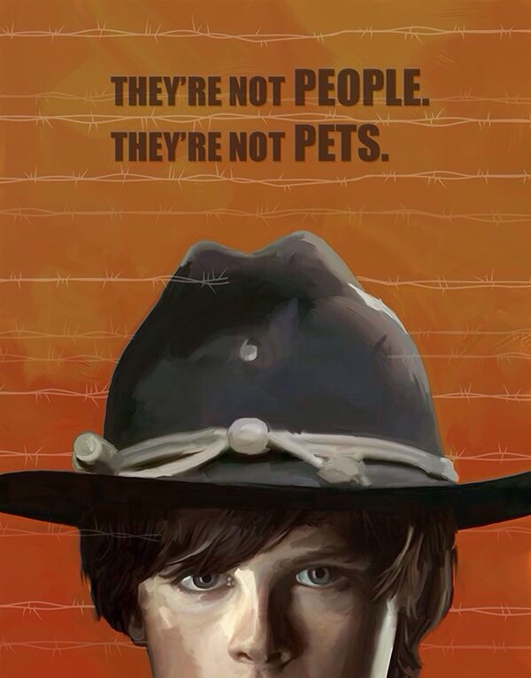 "There're not people. They're not pets."