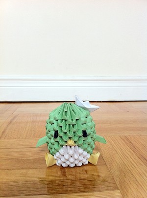  3D Origami pinguim
