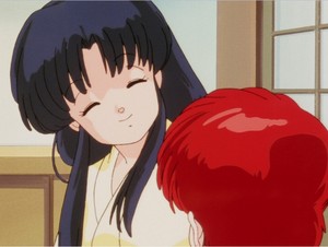  Akane smiles at Ranma (girl)