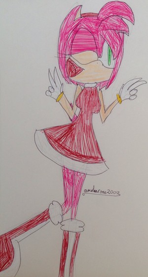 Amy Rose - SEGA of Archie style