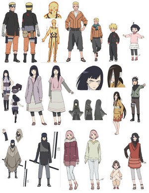  Character Design; Naruto the last