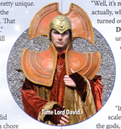David in Gallifreyan Costume