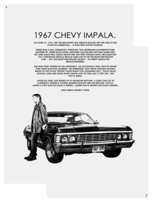 Dean and Impala 