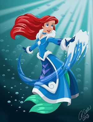  Дисней Princess Avatar: Water Bender Ariel