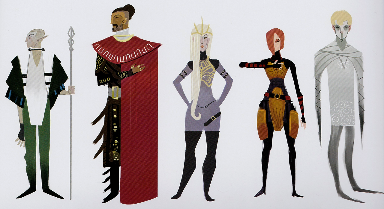 Early concept sketches for the companions in Inquisition - Dragon Age:  Origins photo (37918017) - fanpop - Page 2