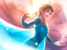  Elsa - Fanart.