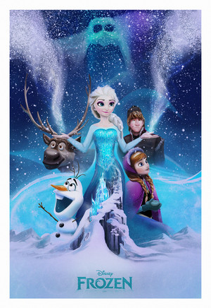  Frozen Poster oleh Andy Fairhurst