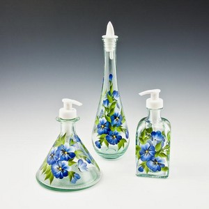 Glass painting-bottles 