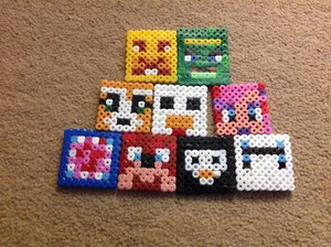 Hama beads stampy and friends 