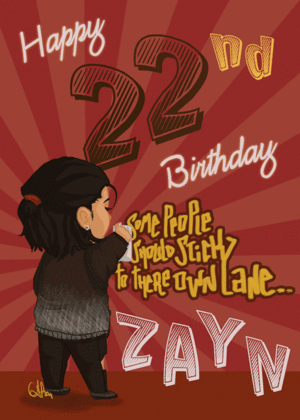  Happy Birthday Zayn I <3 আপনি
