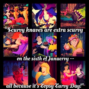  Happy Topsy Turvy Day, 迪士尼 Fandom!!! 😘 ❤️