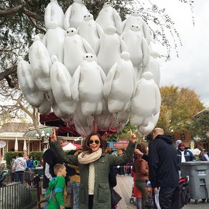  Jamie Chung at Disneyland
