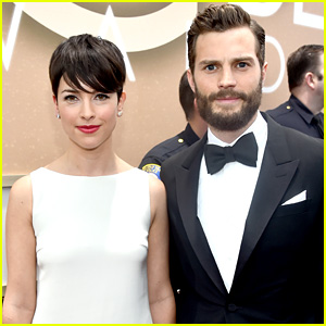  Jamie and wife Amelia at 2015 Golden Globes