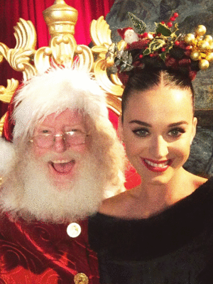  Katy and Santa