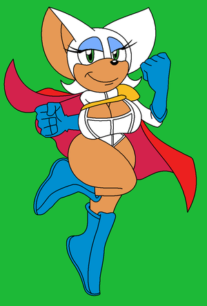 Rouge As Power Girl                