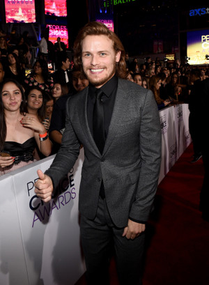  Sam Heughan at the 2015 People's Choice Awards